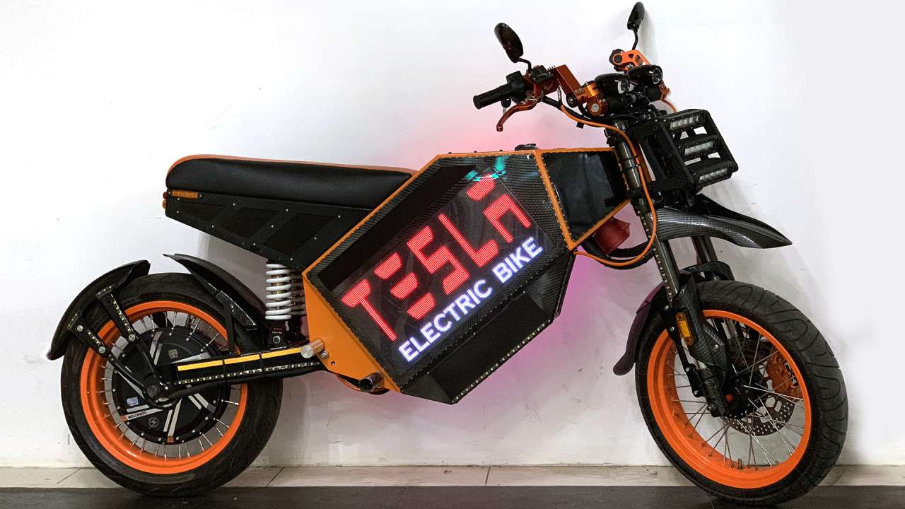 Tesla bike 18000w