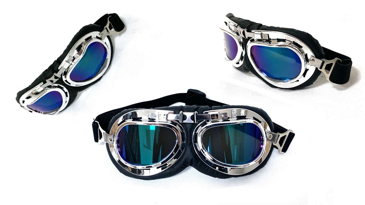 Защитные очки в ретро стиле "летчик"